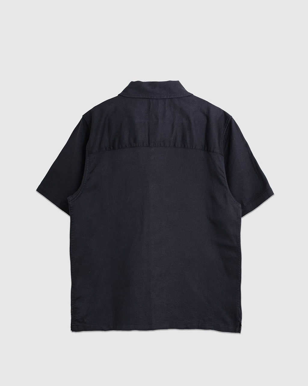 Busey Shirt - Textured Navy - FAR AFIELD