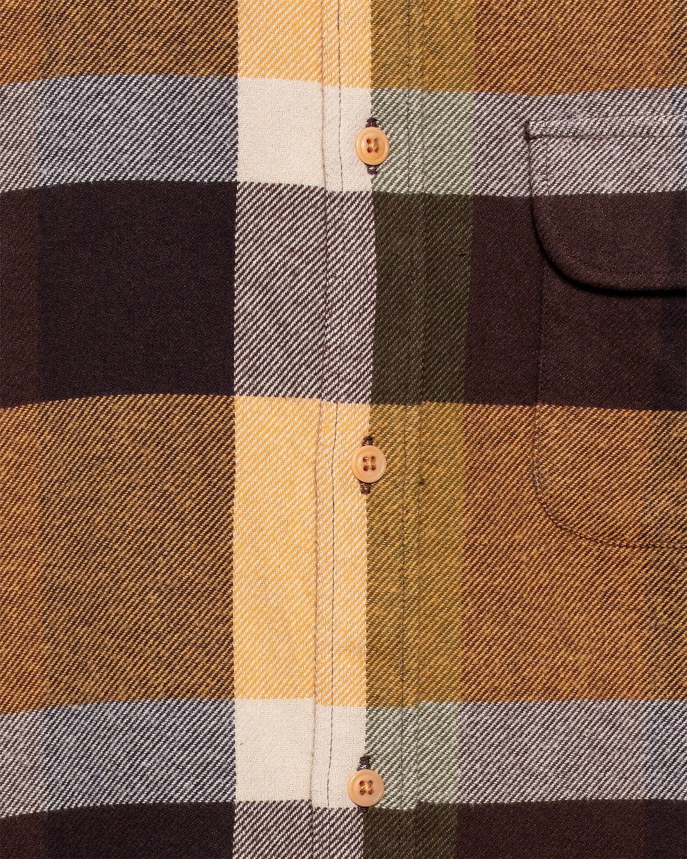 Larry Shirt Yellow Multi Check - FAR AFIELD