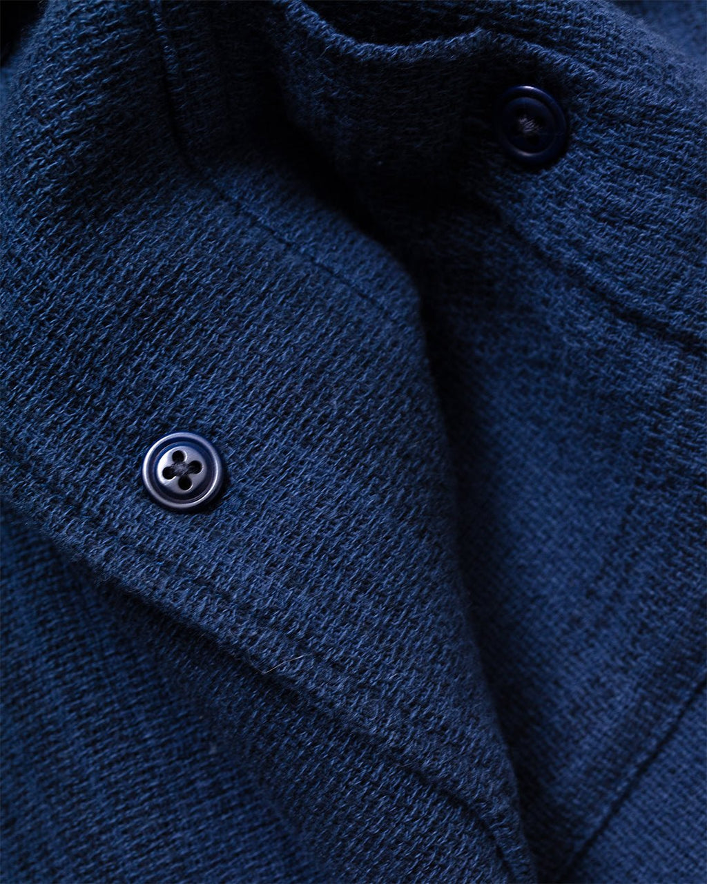 Selleck Shirt - Dobby Stripe Blue/Navy - FAR AFIELD