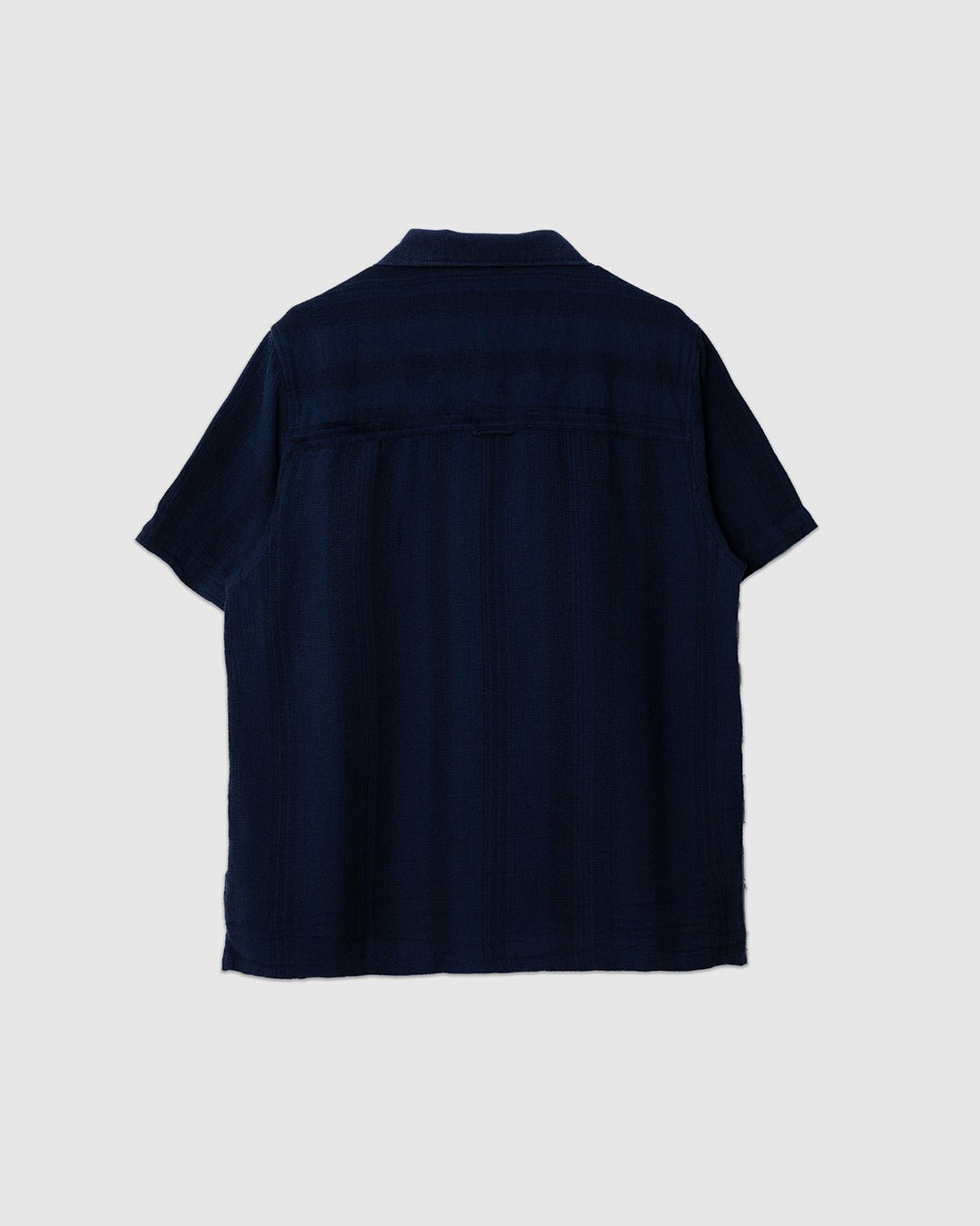 Selleck Shirt - Dobby Stripe Blue/Navy - FAR AFIELD