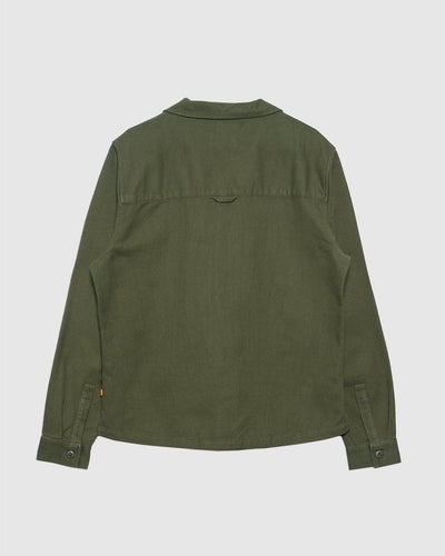 Veloso Shirt Green Waffle Box Fit - FAR AFIELD