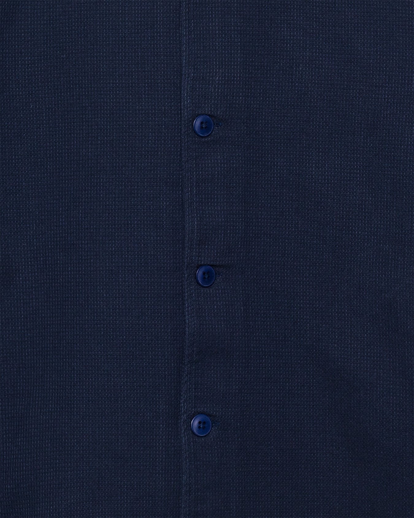 Veloso Shirt Navy Waffle Box Fit - FAR AFIELD