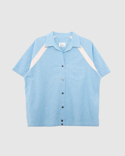 Bowling Shirt Baby Blue - Good 'Ol Whats Her Face