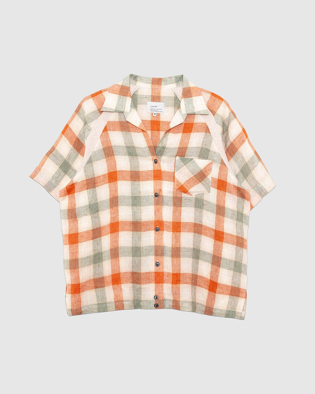 Bowling Shirt Linen Orange - Good 'Ol Whats Her Face