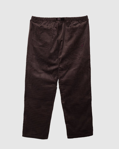 Corduroy Loose Tapered Ridge Pant Deep Brown - GRAMICCI