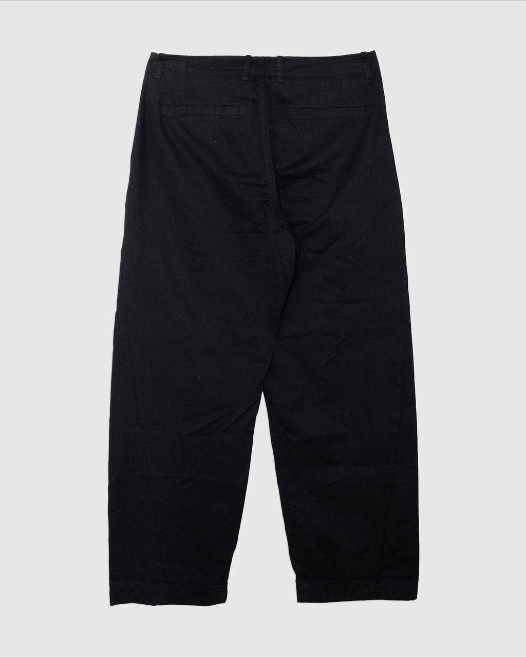 Bobby Wide Pleated Trousers Black - HANSEN