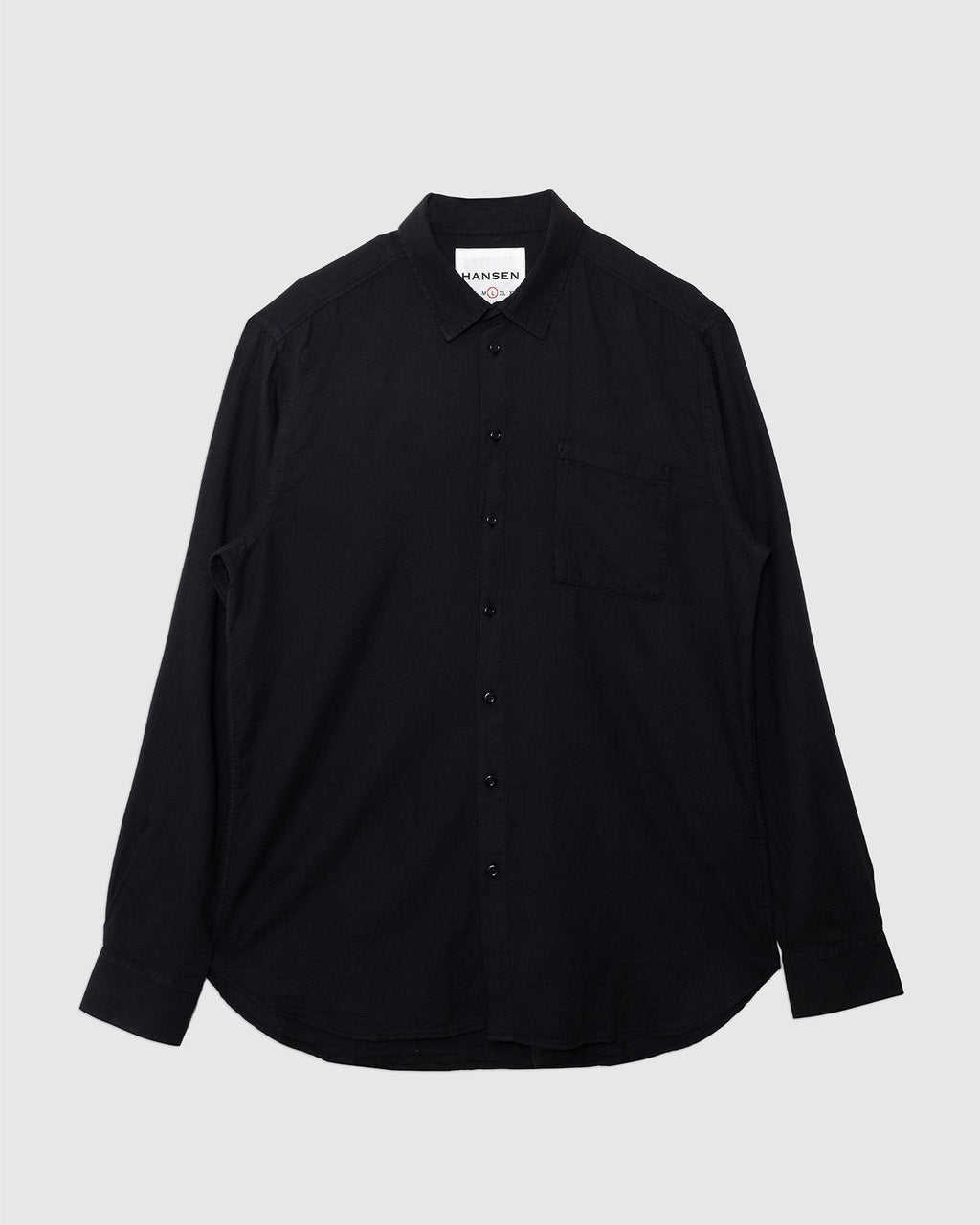 Henning Casual Classic Shirt Black - HANSEN