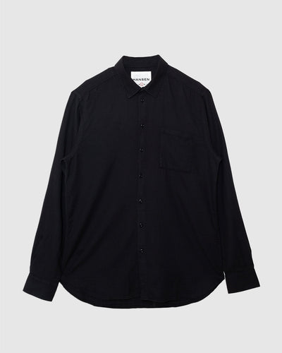 Henning Casual Classic Shirt Black - HANSEN