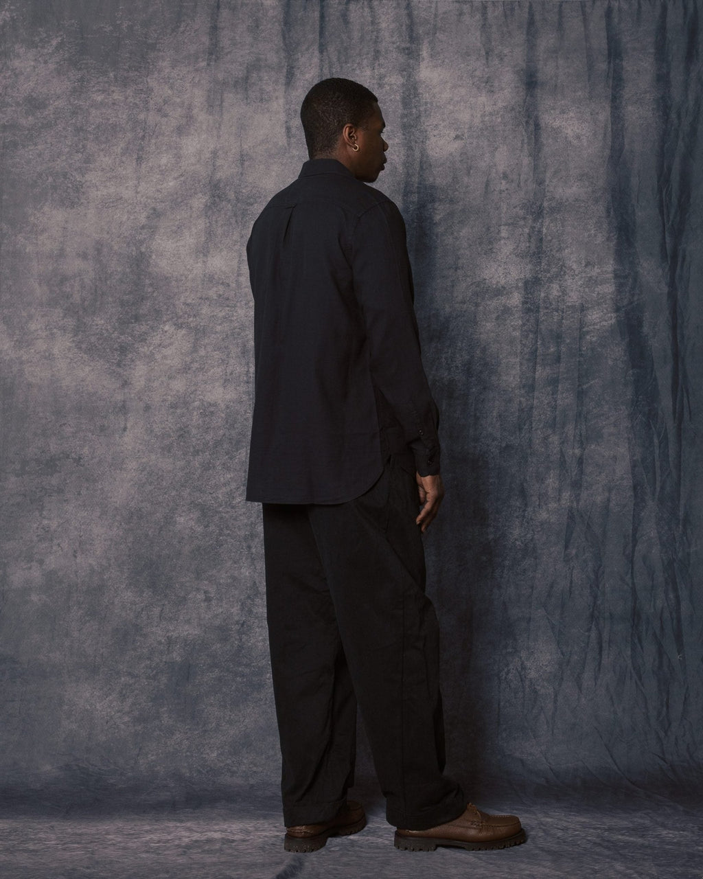 Henning Casual Classic Shirt Black - HANSEN
