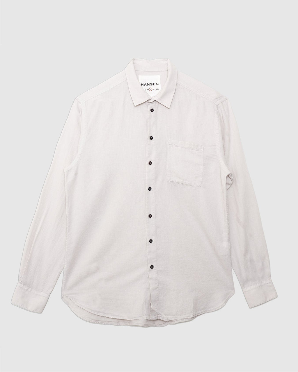 Henning Casual Classic Shirt Fog - HANSEN