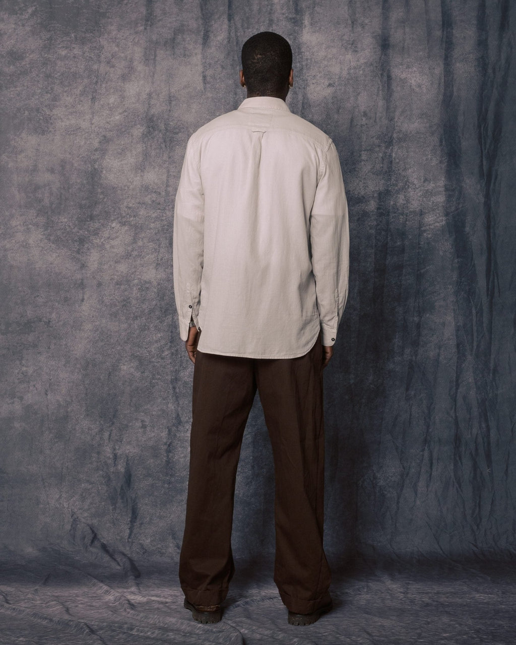 Henning Casual Classic Shirt Fog - HANSEN