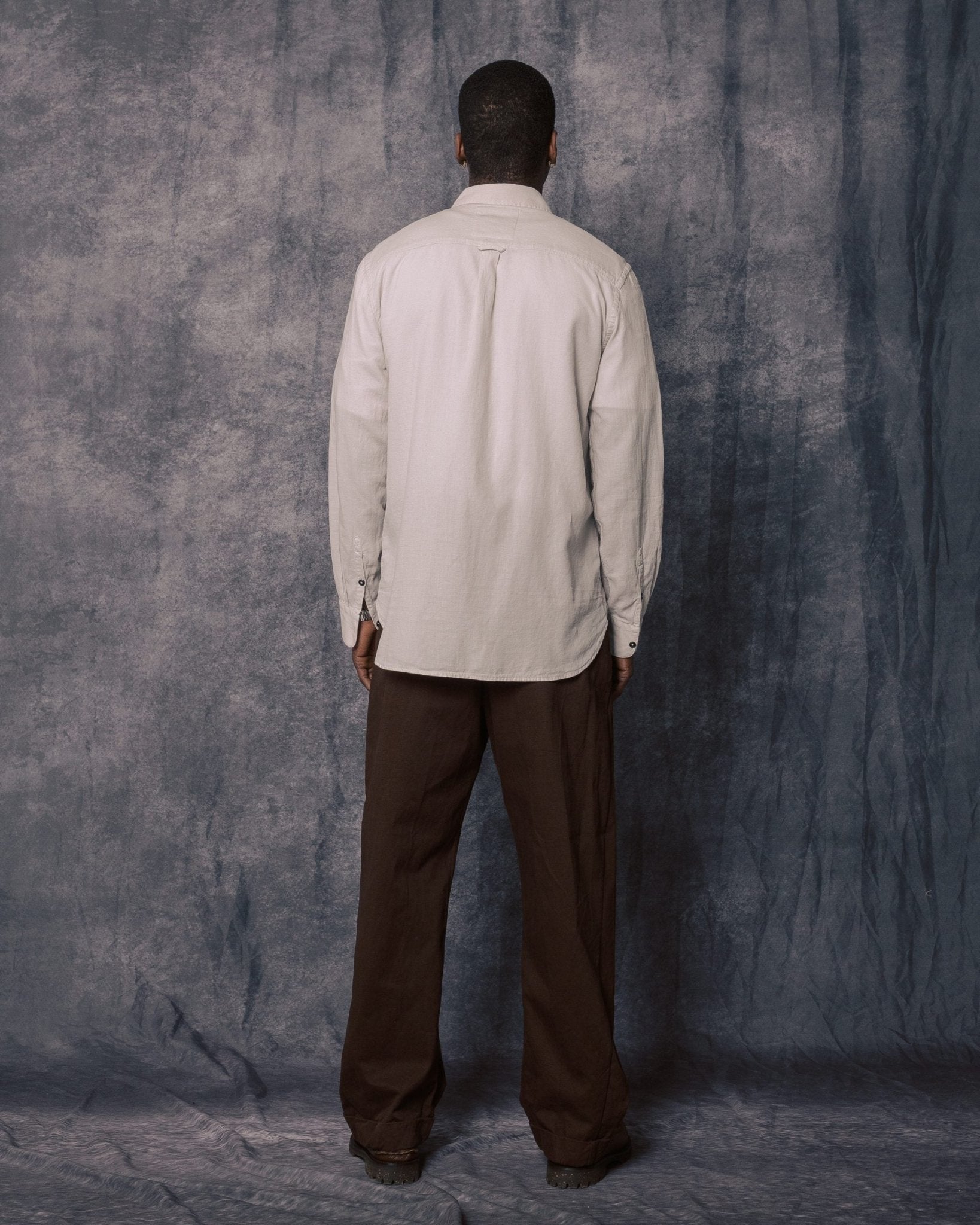 Henning Casual Classic Shirt Fog - HANSEN