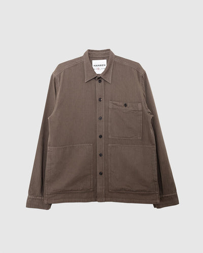 Luka Sturdy Overshirt Sage - HANSEN