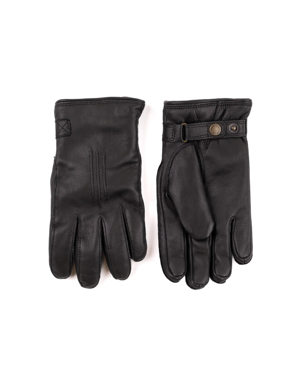 Deerskin Lambsfur Lined Black - HESTRA