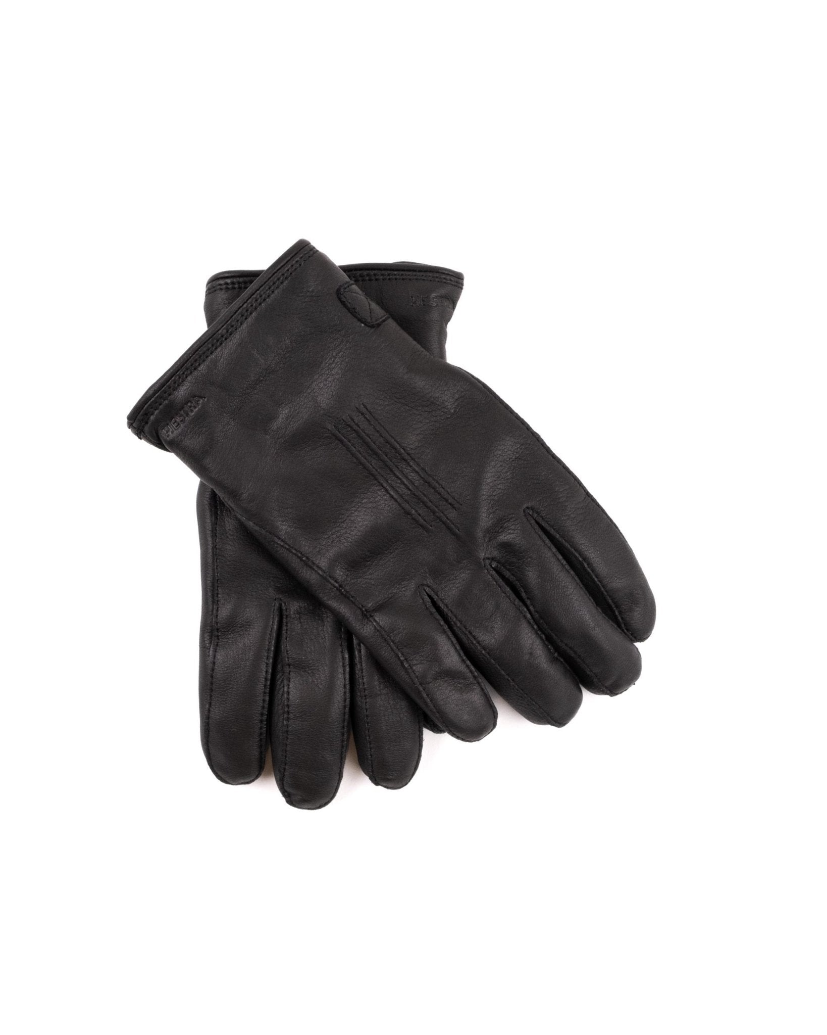 Deerskin Lambsfur Lined Black - HESTRA