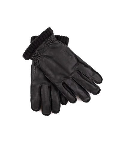 Deerskin Primaloft Ribbed - Black - HESTRA