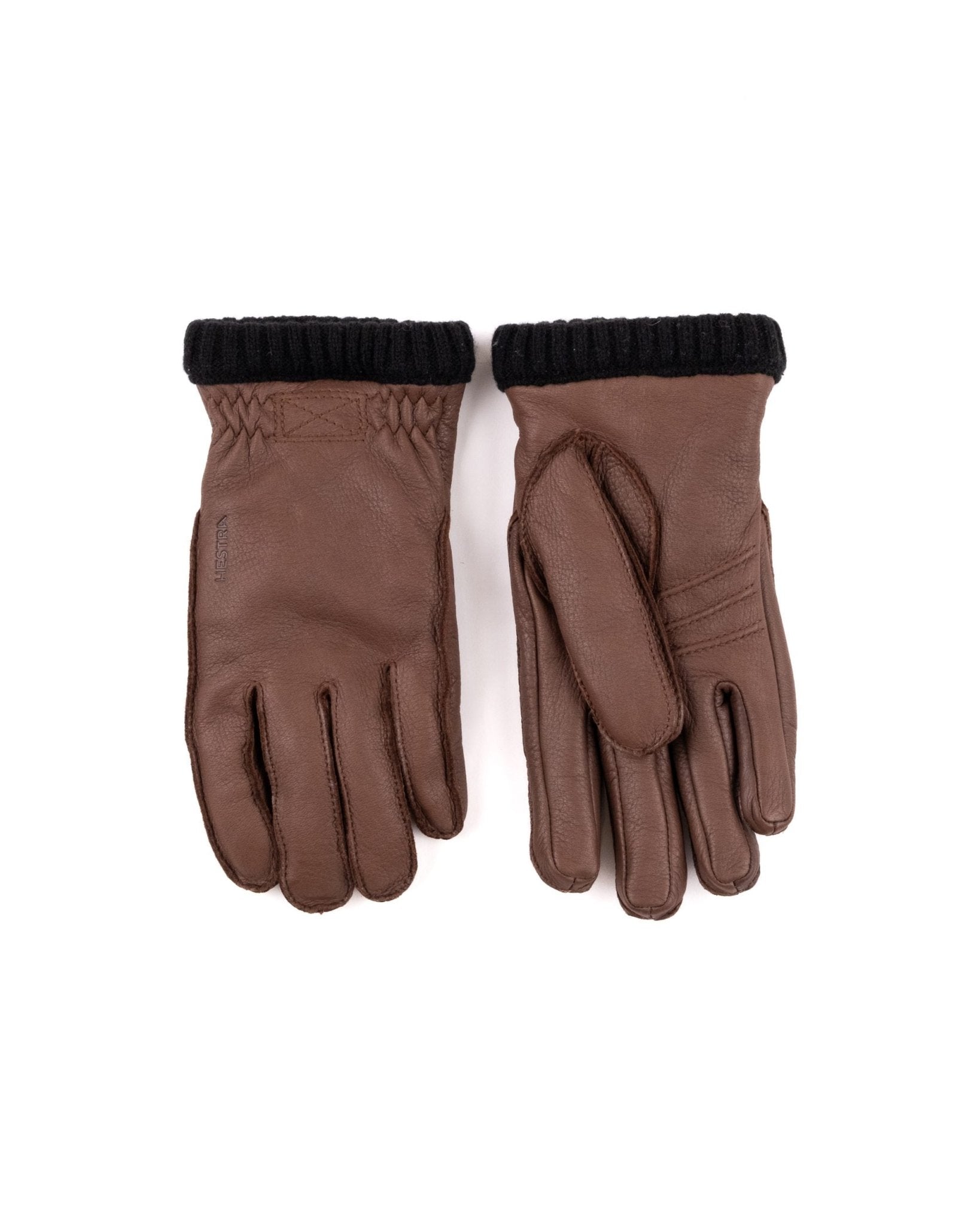 Deerskin Primaloft Ribbed - Chocolate - HESTRA