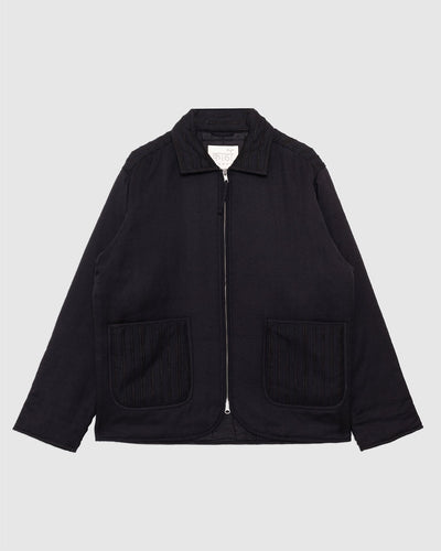 Amardeep Quilted Jacket Black KCHEW01 - KARDO