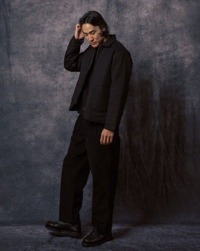 Amardeep Quilted Jacket Black KCHEW01 - KARDO