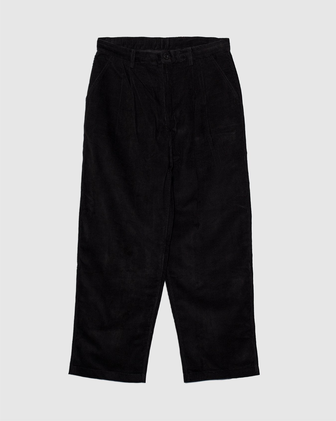 Antonio Double Pleated Trousers Dark Green CORD14 - KARDO