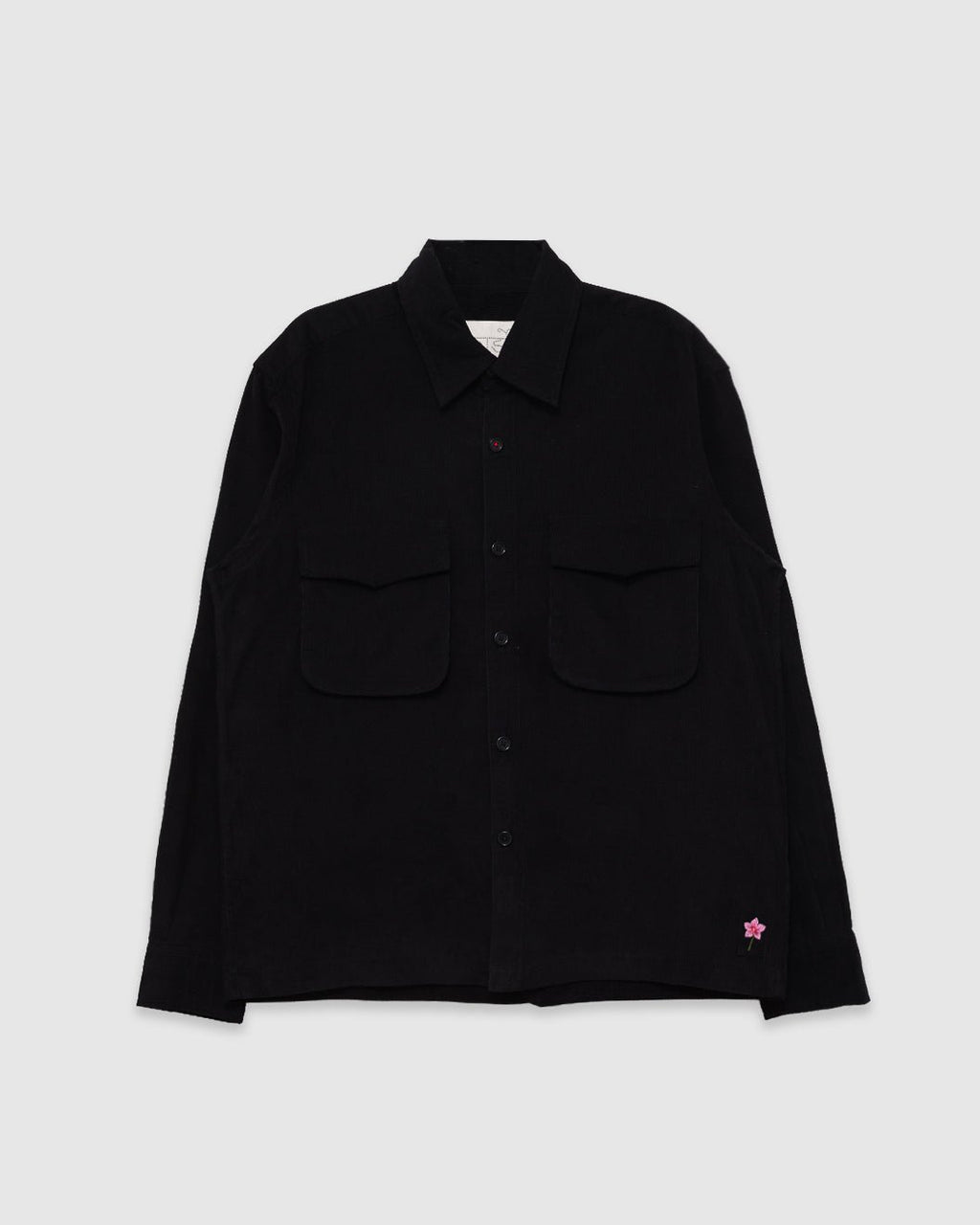 Bhola Shirt Cord 21 Dark Black - KARDO