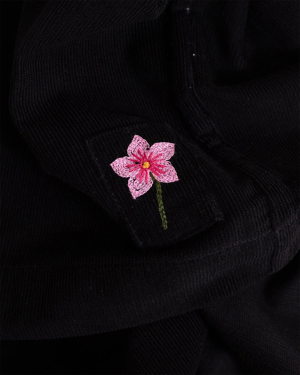 Bhola Shirt Cord 21 Dark Black - KARDO