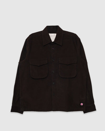 Bhola Shirt Cord 21 Dark Green - KARDO