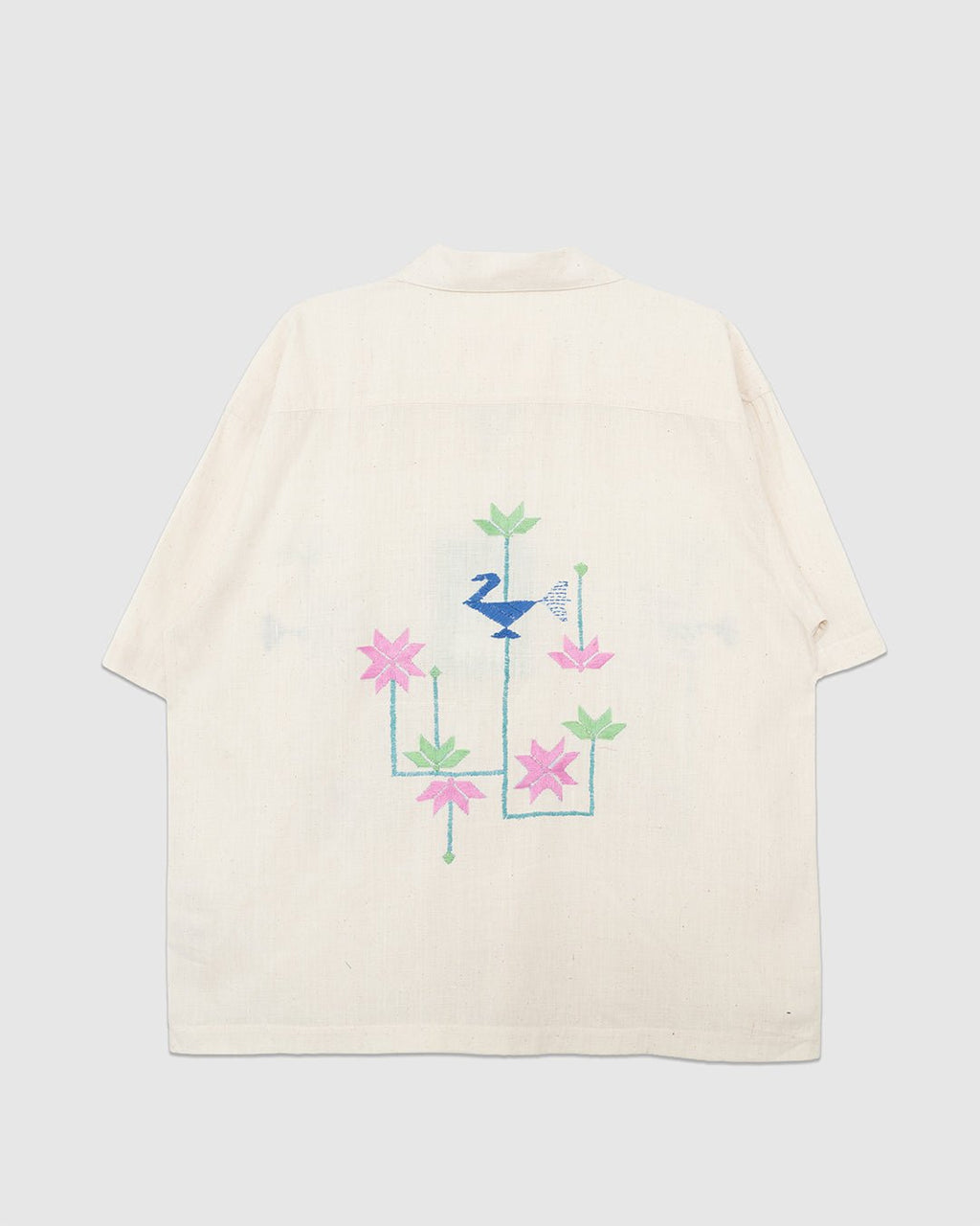 Craft Rohit Shirt Embroidery PHULSS2601 Natural Natural - KARDO