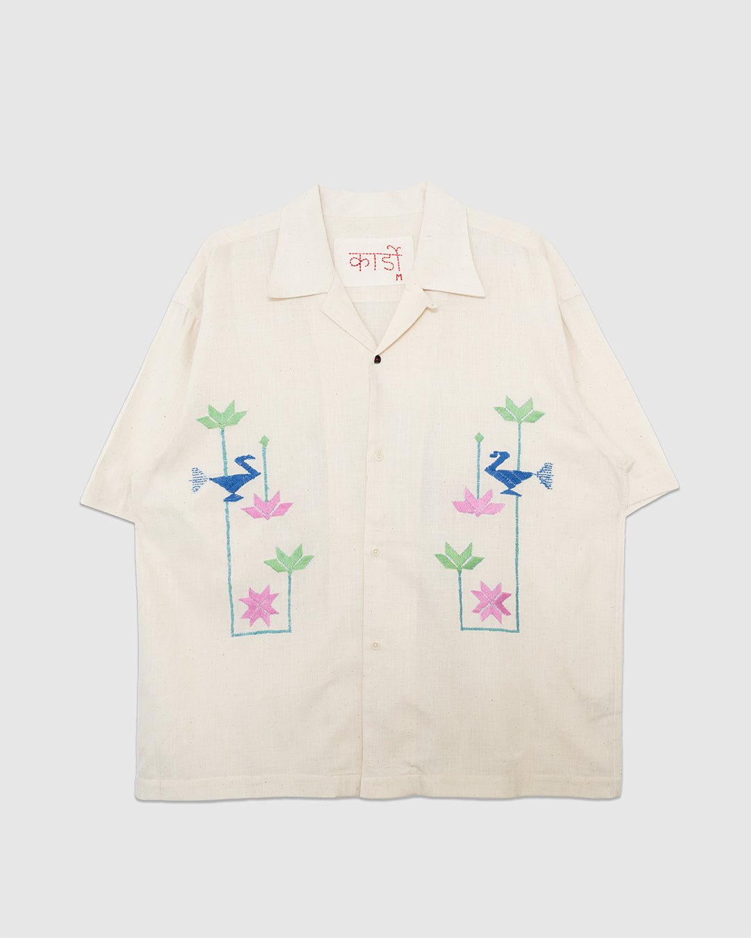 Craft Rohit Shirt Embroidery PHULSS2601 Natural Natural - KARDO
