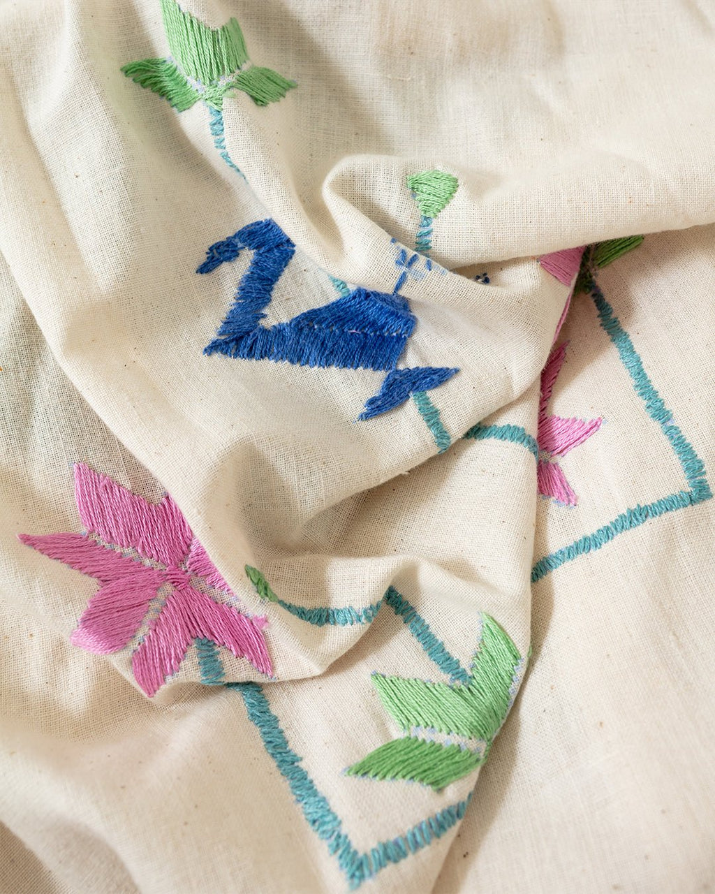 Craft Rohit Shirt Embroidery PHULSS2601 Natural Natural - KARDO