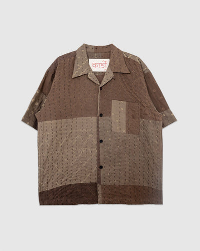 Craft Rohit Shirt Patchwork BPWSS2601 Charcoal Charcoal - KARDO