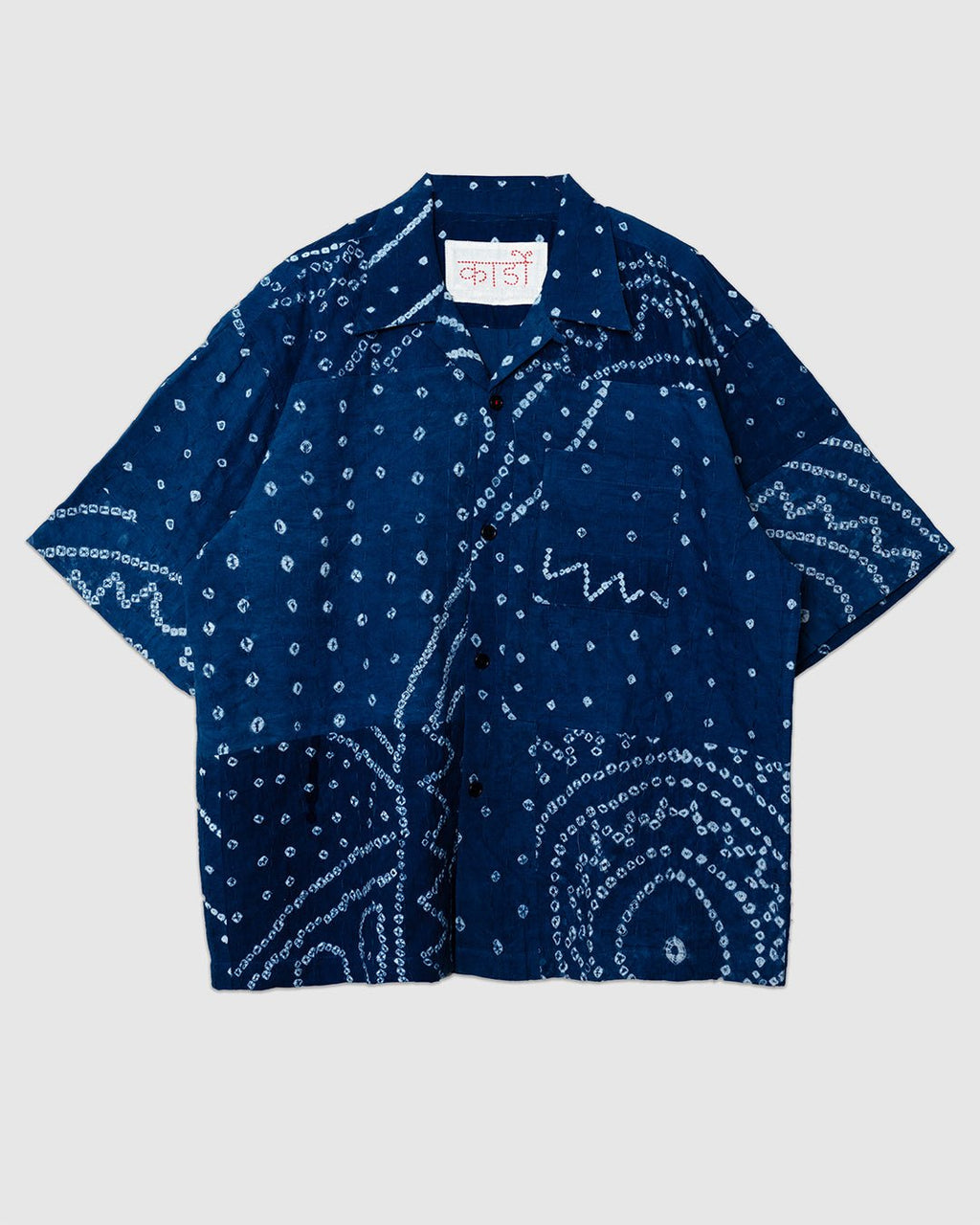 Craft Rohit Shirt Patchwork BPWSS2601 Indigo - KARDO