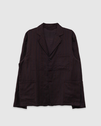Craft Somesh Jacket Embroidery EMB31 Cocoa Powder - KARDO