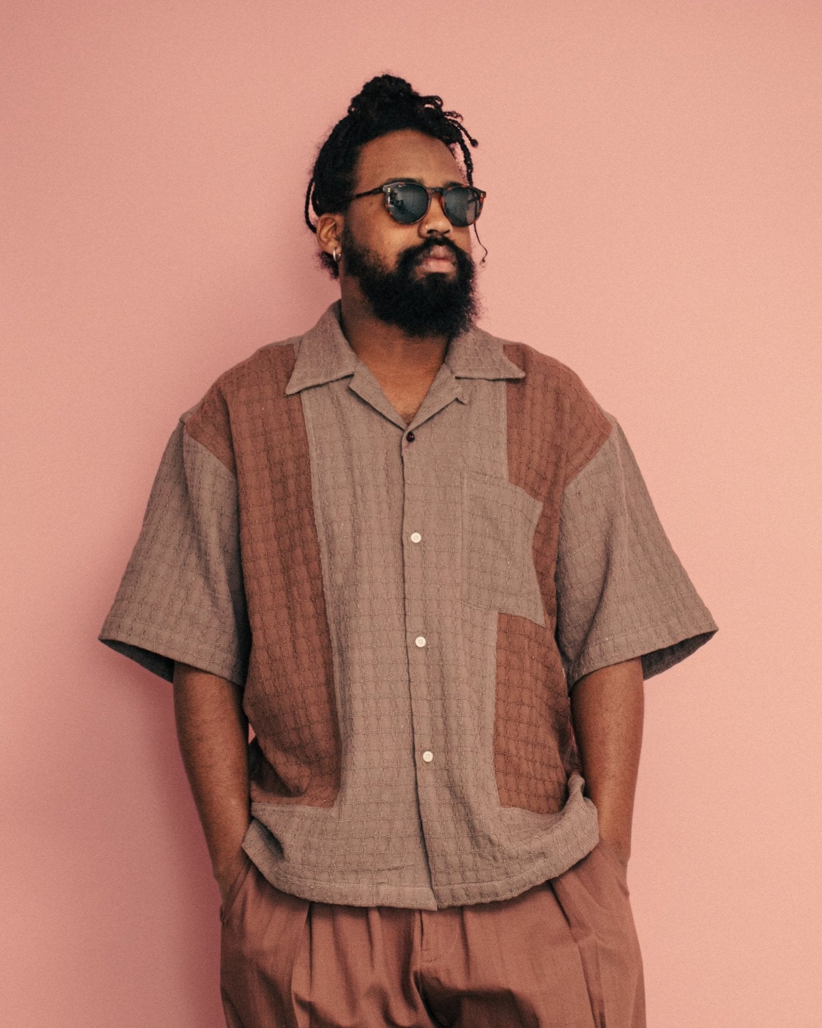 Eddie Shirt HW05C Coffee - KARDO
