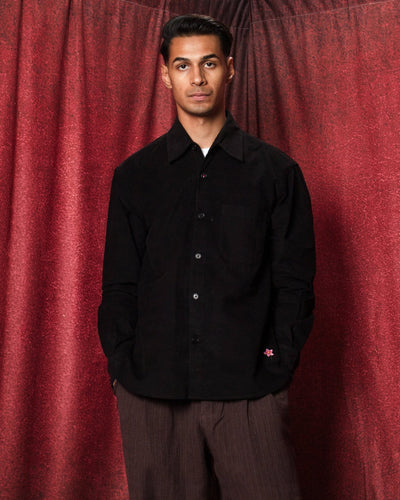 Luis Shirt Cord 21 Black - KARDO