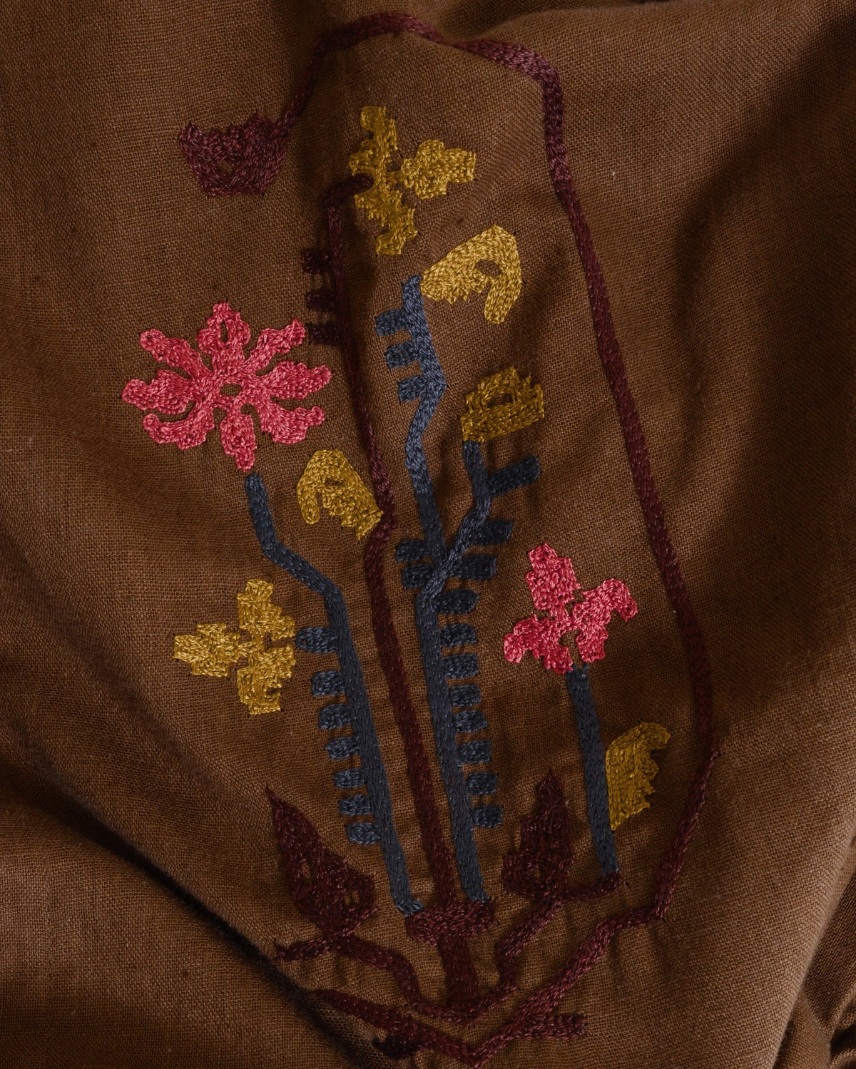 Luis Shirt Embroidery EMB33 Dusty Olive - KARDO
