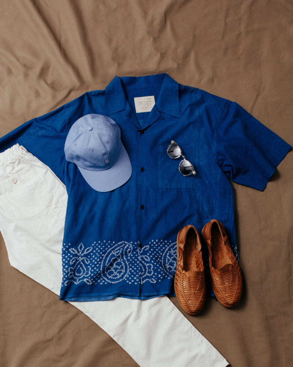 Rohit Shirt BANDHANI01I Indigo Indigo - KARDO