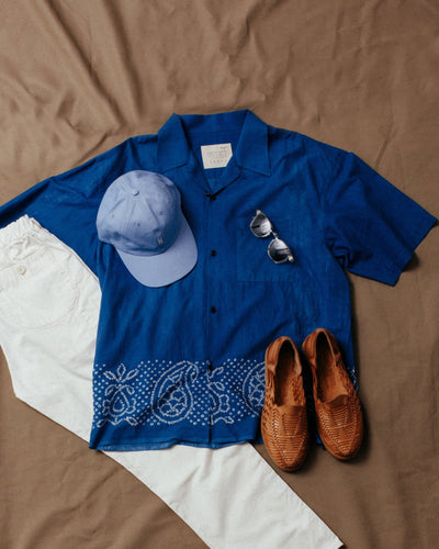Rohit Shirt BANDHANI01I Indigo Indigo - KARDO