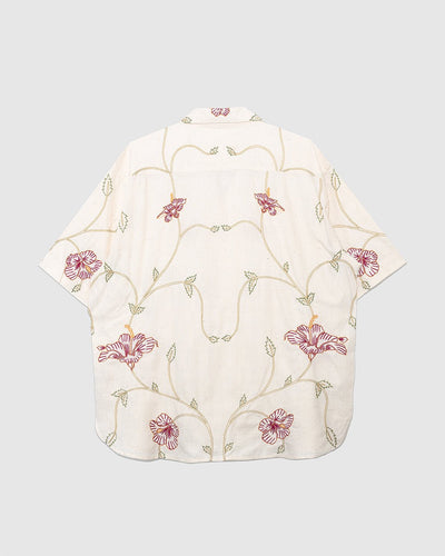 Ronen Shirt Embroidery EMB03N Natural - KARDO