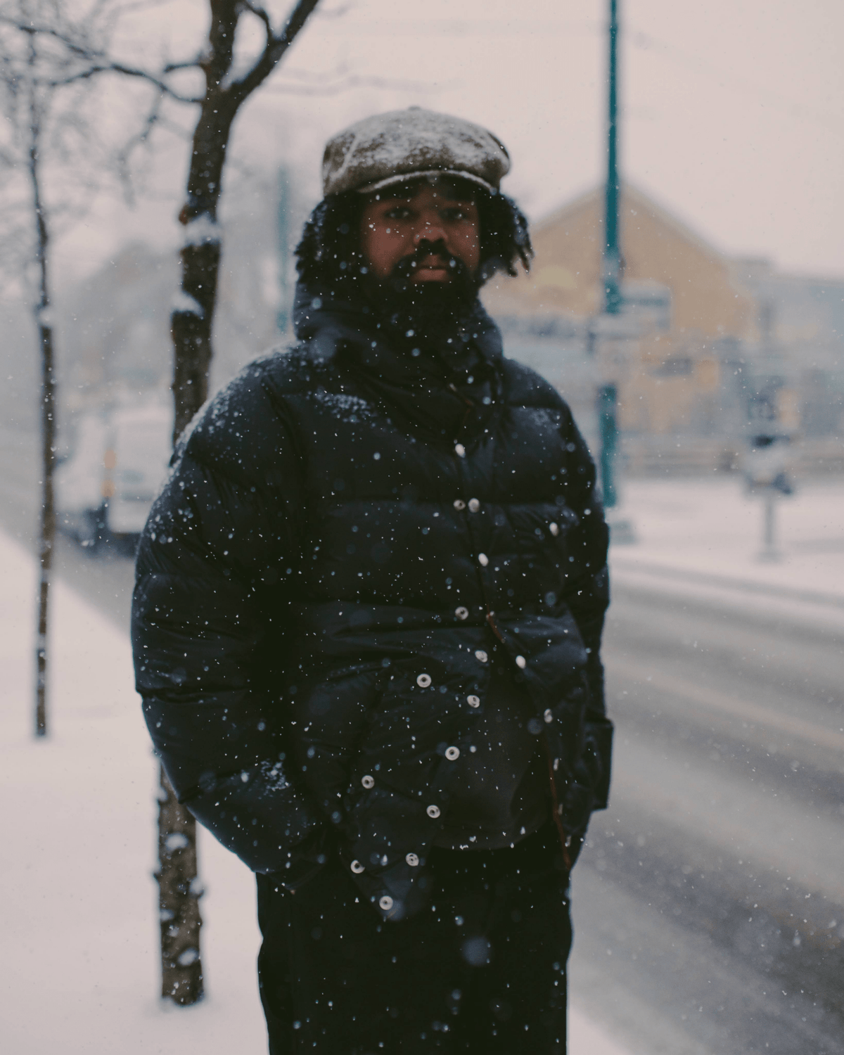 Snap Parka (Nylon) Black - KLUANE