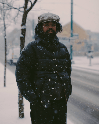 Snap Parka (Nylon) Black - KLUANE
