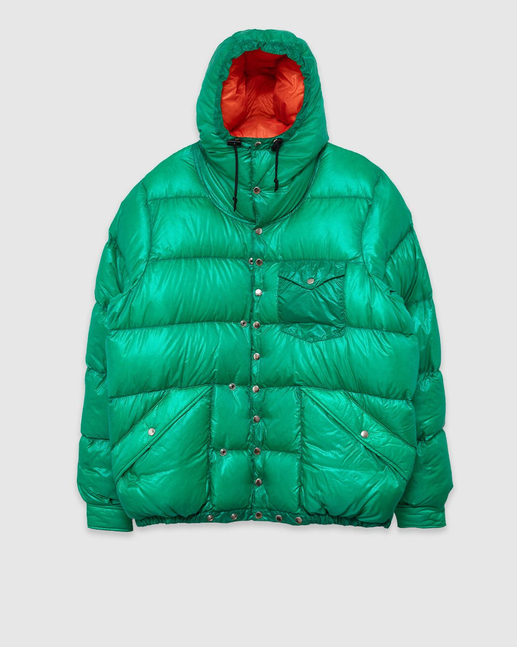 Snap Parka (Nylon) Kelly Green - KLUANE