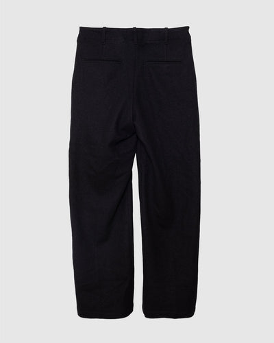 Crater Wool Trouser Black - LADY WHITE CO.