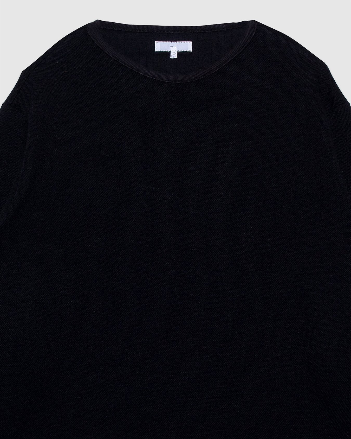 Double Knit Sweater - Black - LADY WHITE CO.