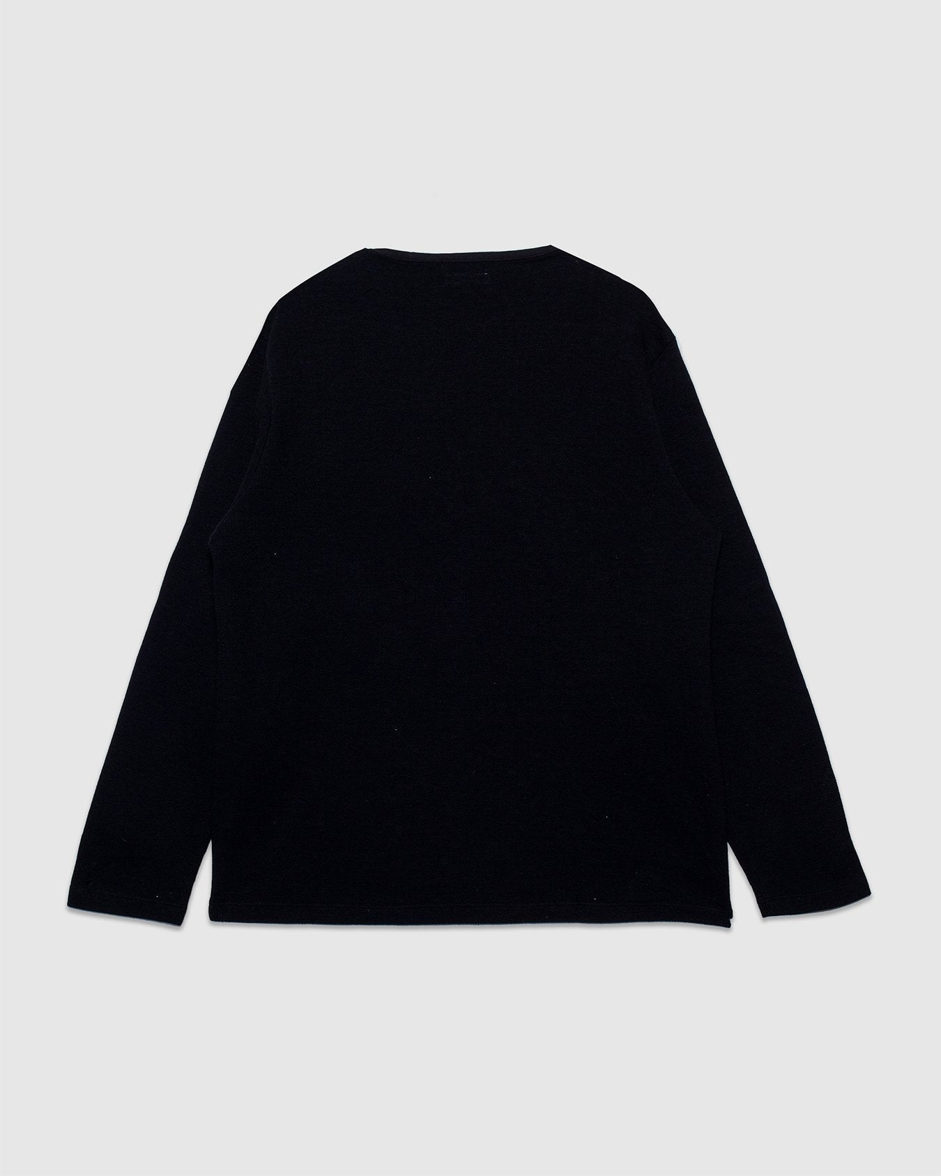 Double Knit Sweater - Black - LADY WHITE CO.