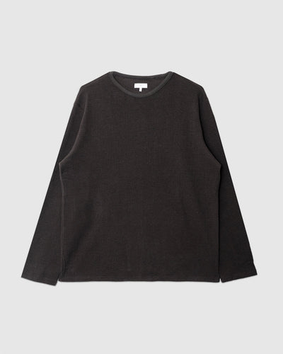 Double Knit Sweater Black Mushroom - LADY WHITE CO.