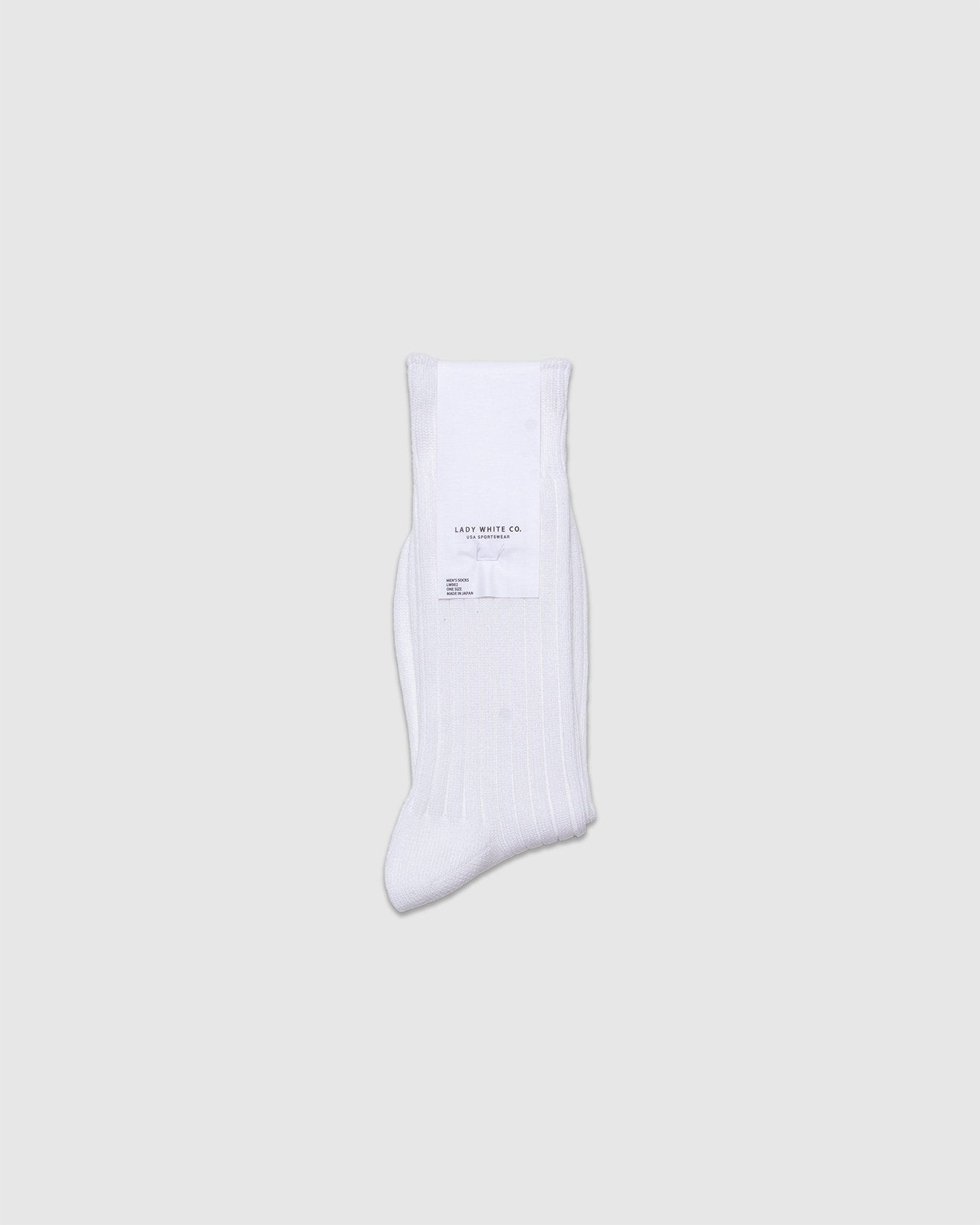 LW-C Socks - White - LADY WHITE CO.