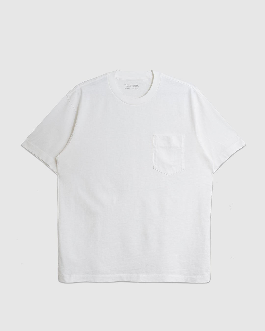 Municipal Pocket T-Shirt White - LADY WHITE CO.