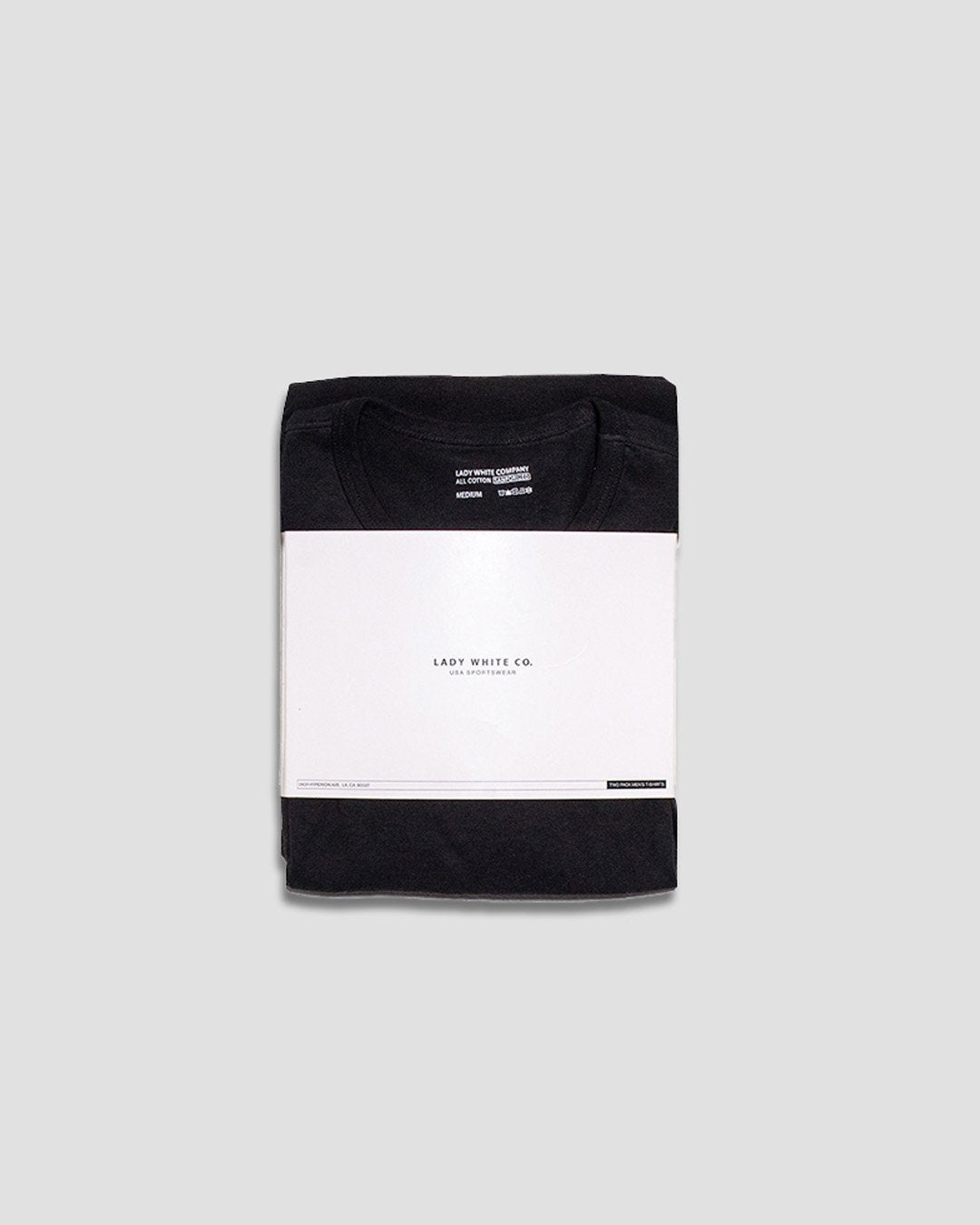 Our T-Shirt 2-Pack Black - LADY WHITE CO.