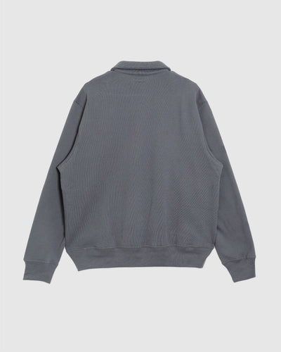 Quarter Zip Sweatshirt Faded Black - LADY WHITE CO.